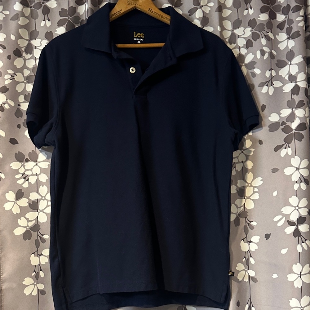 Lee Men's Navy Polo Shirt